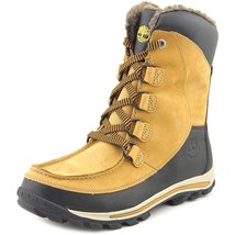 Timberland Boy&#39;s Chillberg Waterproof Boot, Wheat Nubuck, 1 Big Kid - £95.91 GBP