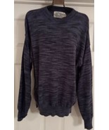 ENVIRONMENTAL MEN&#39;S SWEATER L V NECK MADE IN USA PULLOVER VINTAGE  - £11.80 GBP