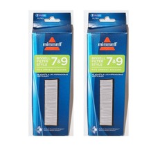 2 Pc Lot - Bissell Filter 7 &amp; 9 Fits Upright Vacuums Reduce Allergen Model 1908 - £4.77 GBP