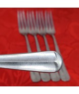 Lot of 5 Towle Supreme ASHLEY Stainless Dinner Forks 7&quot; SCC 3 Tine - $468.27 MXN