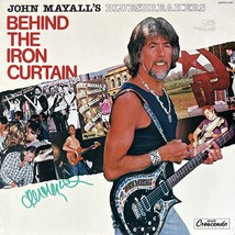 JOHN MAYALL Autograph RECORD ALBUM COVER BEHIND THE IRON CURTAIN JSA CER... - $89.99