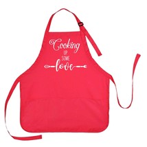 Valentines Day Apron, Valentines Apron, Cooking Up Some Love Apron, Love... - $16.78+