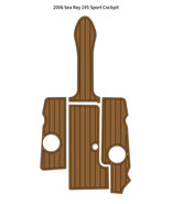 2006 Sea Ray 195 Sport Cockpit Pad Boat EVA Foam Faux Teak Deck Floor Mat - $450.00