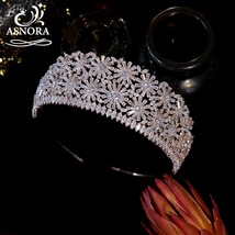 High-Quality Rose Gold Crystal Crowns For Women, Bridal Hair Accessories Wedding - £133.75 GBP