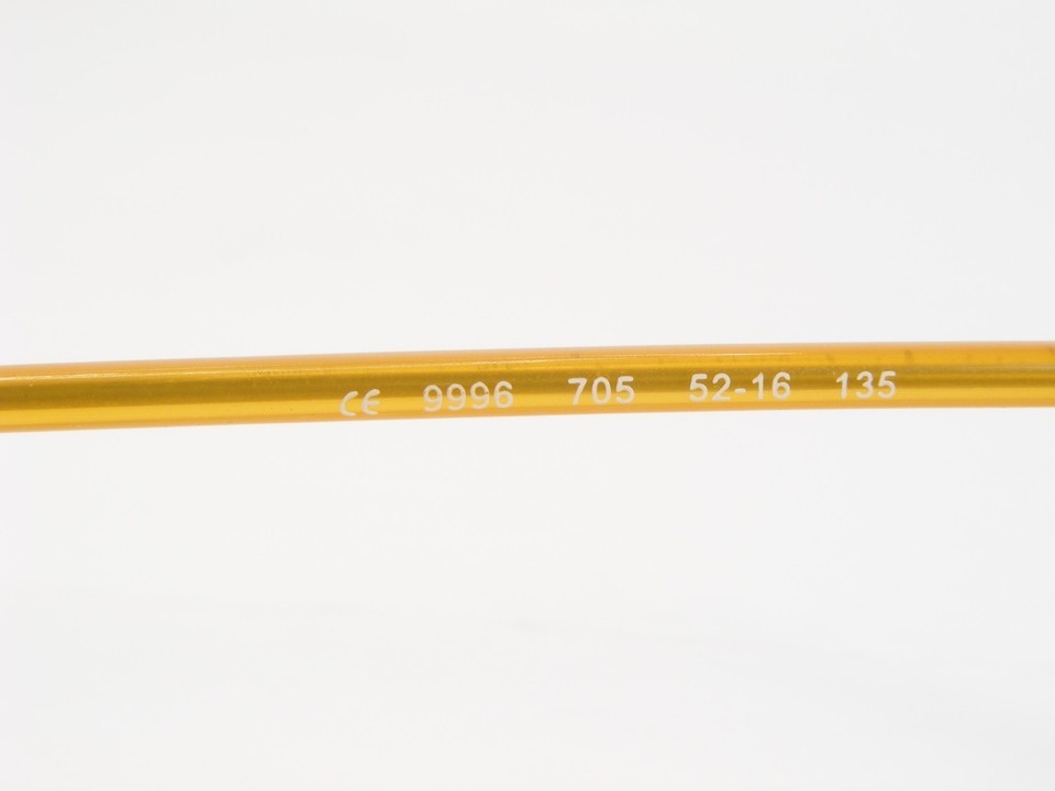 9996 705 UNIQUE RARE EYEGLASSES GLASSES METAL FRAME 52-16-135mm Item image 9