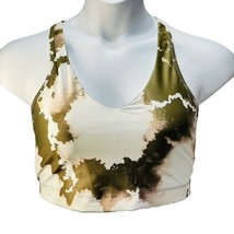 Sage Collective Sports Bra Smooth Lightly Lined Green Multi-Color Running Size L - £14.17 GBP