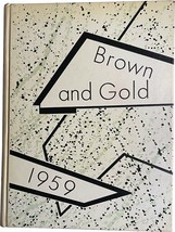 1959 Western Michigan University &quot;Brown And Gold&quot; Yearbook (Kalamazoo, 335 Pgs.) - £17.19 GBP