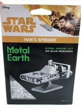 Fascinations Metal Earth Solo Star Wars Han&#39;s Speeder 3D Steel Model Kit MMS413 - £10.29 GBP