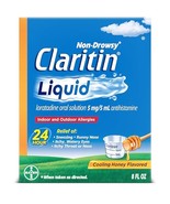 2 Boxes*07/2026*Claritin, Liquid Honey Flavored, 8 Fl Oz - $40.19 CAD