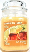 1 American Home By Yankee Candle 19 Oz Sun Brewed Tea 1 Wick Glass Jar C... - £26.06 GBP