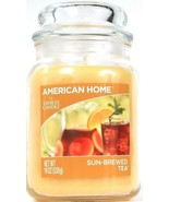 1 American Home By Yankee Candle 19 Oz Sun Brewed Tea 1 Wick Glass Jar C... - £26.29 GBP