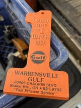 Vintage Gulf Oil Company Promotional Ice Scraper Shaker Heights, Ohio - £13.99 GBP