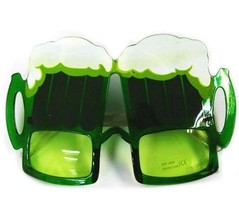 GREEN BEER PARTY SUNGLASS  eyewear ST PATRICK DAY - £5.30 GBP
