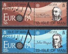 ZAYIX Great Britain - Isle of Man 282-283 MNH Europa Manx Composers Music - £1.33 GBP
