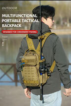 Lightweight Tactical Fishing Backpack – Dual-Shoulder Lure Bag for Outdo... - $29.00
