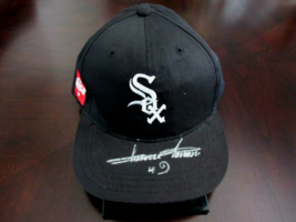 MINNIE MINOSO CHICAGO WHITE SOX HOF SIGNED AUTO VINTAGE SPONSORED CAP HA... - $247.49