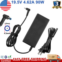 90W 19.5V 4.62A Blue Tip Ac Adapter Laptop Charger For Hp Pavilion Envy - £17.37 GBP