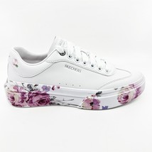 Skechers Cordova Classic Painted Florals White Womens  Slip On Sneakers - $57.95