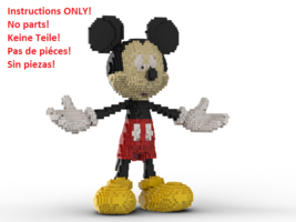 LEGO Mickey Mouse statue building instruction INSTRUCTIONS ONLY NO BRICKS - £74.34 GBP