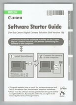 Canon Powershot S50 Software Starter Guide Replacement Guide ONLY - $14.80
