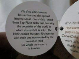 Coca-Cola Bean Bag International Collection Rhiny Rhinoceros Tanzania  Set 3 - $2.92