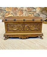 PUZZLE WOOD PANDORA HANDMADE TURKISH MAGIC TRICK SECRET JEWELERY FOOTED ... - $49.37