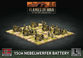Gbx146 German 15Cm Nebelwerfer Battery Battlefront Miniatures - £71.84 GBP