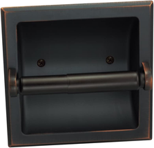 Designers Impressions Oil Rubbed Bronze Recessed Toilet/Tissue Paper Hol... - £28.59 GBP