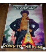 Vic Vergat Promo Poster Vintage Down To The Bone Capitol Records - $746.15 MXN
