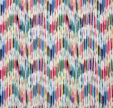Kelly Ripa Drizzle Petunia Pink Green Geometric Multipurpose Fabric By Yard 54&quot;W - £12.64 GBP