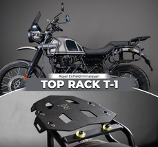 Toprack T-1 With Aluminium Plate Compatible With Pillion Backrest Himalayan BS6 - £135.88 GBP