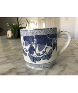 VINTAGE HAND PAINTED CHINESE PORCELAIN TEA CUP MUG BUTTERFLY DESIGN  - £5.49 GBP