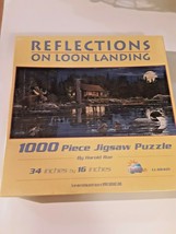 Sunset 1000 Pc Jigsaw Puzzle Reflections On Loon Landing 16X34&quot; - $24.70