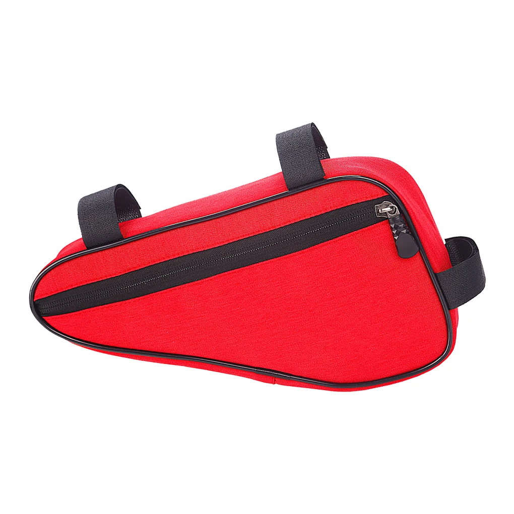 Mountain Bicycles Front  Storage Bag Bike Triangular Large Capacity Pouch Portab - £29.66 GBP