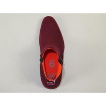 Men's TAYNO Chelsea Chukka Soft Micro Suede Zip up Boot Coupe S Wine image 11