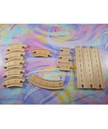 Lot of 13 Thomas &amp; Friends Wooden Railway Assorted Track/Reversible Track - $20.50 CAD