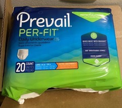 4 x Prevail Disposable Underwear Large 80 Ct PF 513/1 (Case 4 Packages) - $39.59