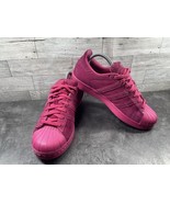 Adidas Sneakers Men 7M Superstar Shoes Mono Pink Suede Leather Athletic ... - €37,99 EUR