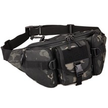 Tactical Waist Bag Molle Army Bag Waterproof Fanny Pack Military Backpack Hiking - £65.73 GBP