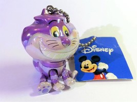 Disney Alice In Wonderland Cheshire Cat Iridescent Jointed Figure Charm ... - $18.90