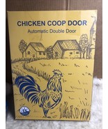 Automatic Chicken Coop Door Solar Powered, Remote Automatic Double Door ... - $829.72 MXN