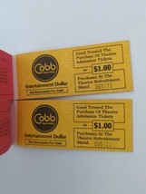 Vintage Cobb Theatres Entertainment Gift Book Lot Of 2 image 2