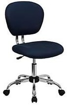 Office Chair With A Chrome Base From Flash Furniture That Has A Mid-Back... - £91.18 GBP