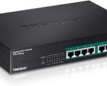 TRENDnet 8-Port Gigabit GREENnet PoE+ Switch, TPE-TG81g, 8 x Gigabit PoE... - $231.99