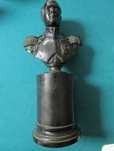 Napoleon Bust Brass Finial Salvage Figurines Sculpture Paperweight A (Nu... - £154.74 GBP