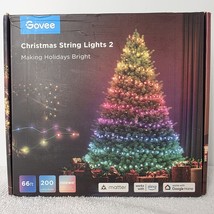 Govee Christmas Lights - 66ft Smart RGBIC - GREEN WIRE String Lights Sce... - $49.49