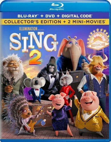Sing 2 (Blu-Ray + DVD + Digital) + 2 Mini Movies NEW Factory Sealed, Fre... - $8.61
