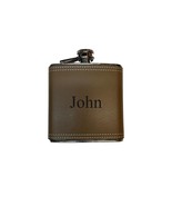 8oz RED Personalized One Line Flask - £11.72 GBP+