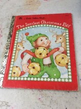 Vintage children stories a little Golden Book The Littlest Christmas Elf - £7.98 GBP