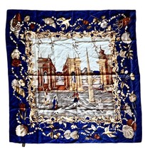 MUSEO DEL PRADO New Scarf Silk Madrid Signed Renaissance Pattern Museum ... - $63.36